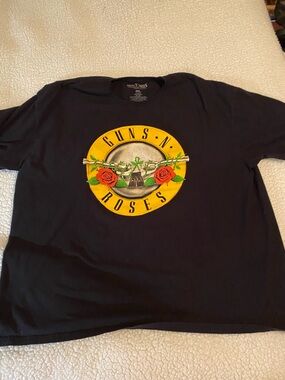 Black Short-Sleeve Guns N Roses 3xl' Graphic Tee
